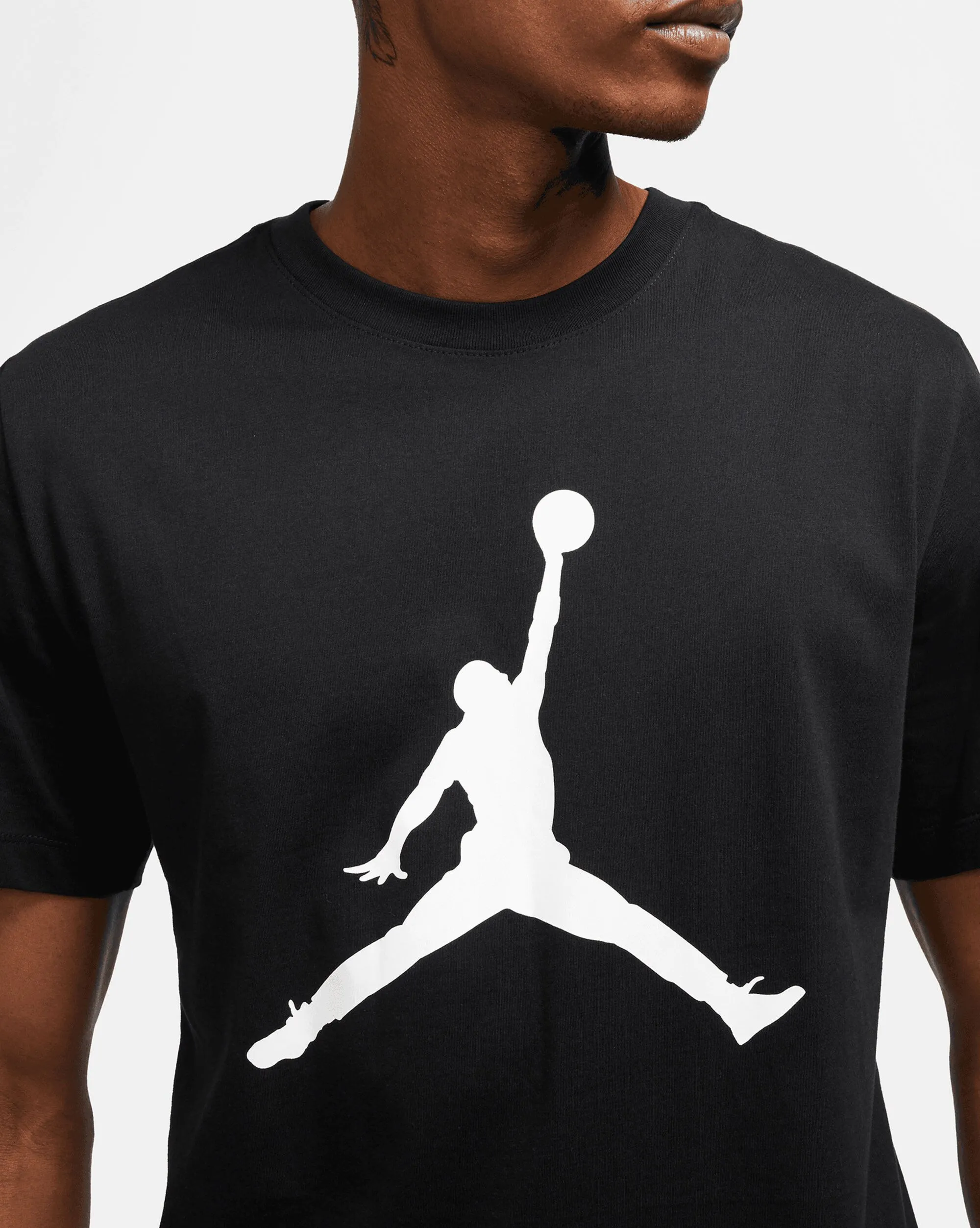 Nike Jordan M J Jumpman Ss Crew Nero Uomo