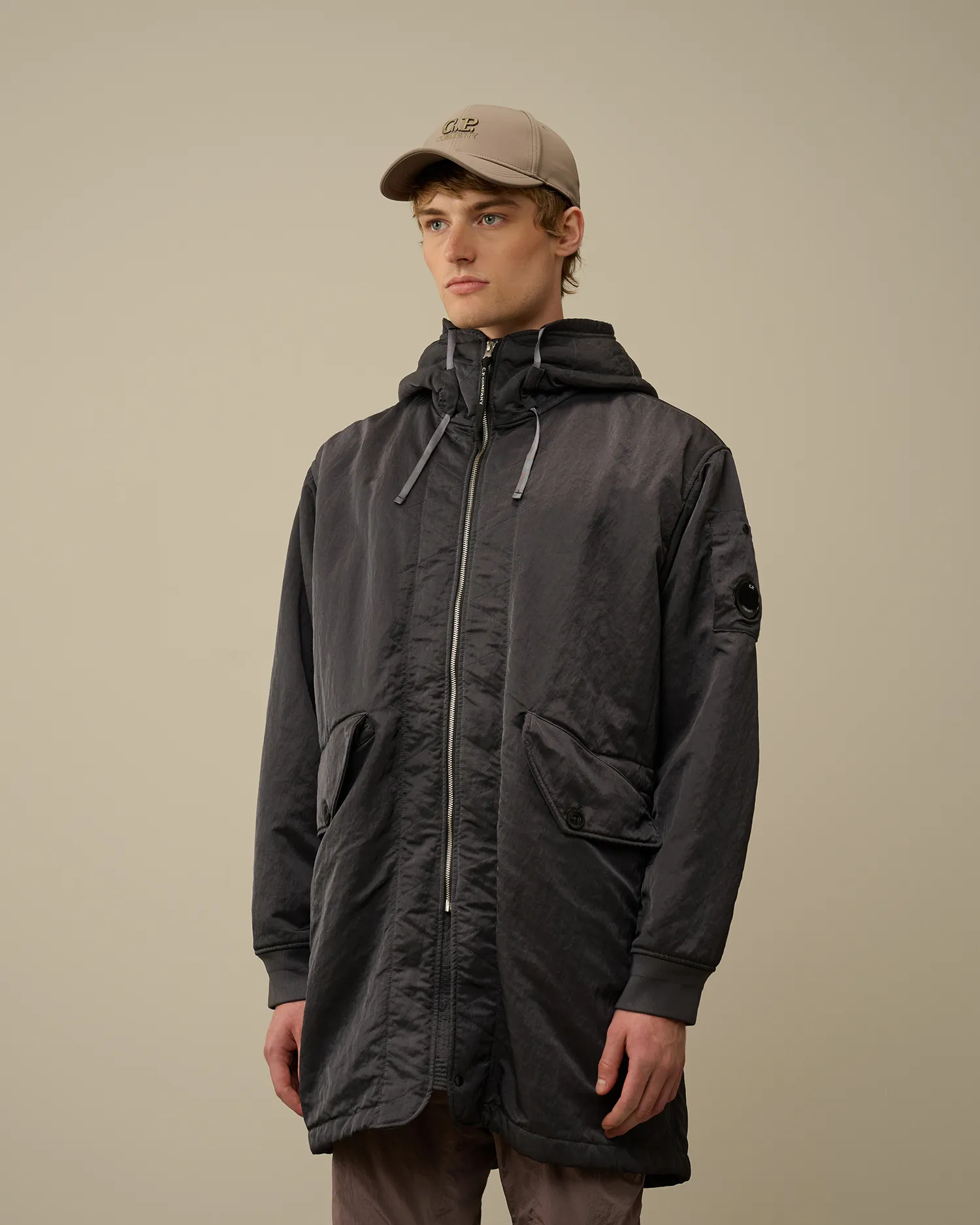 Nylon B Lined Hooded Parka