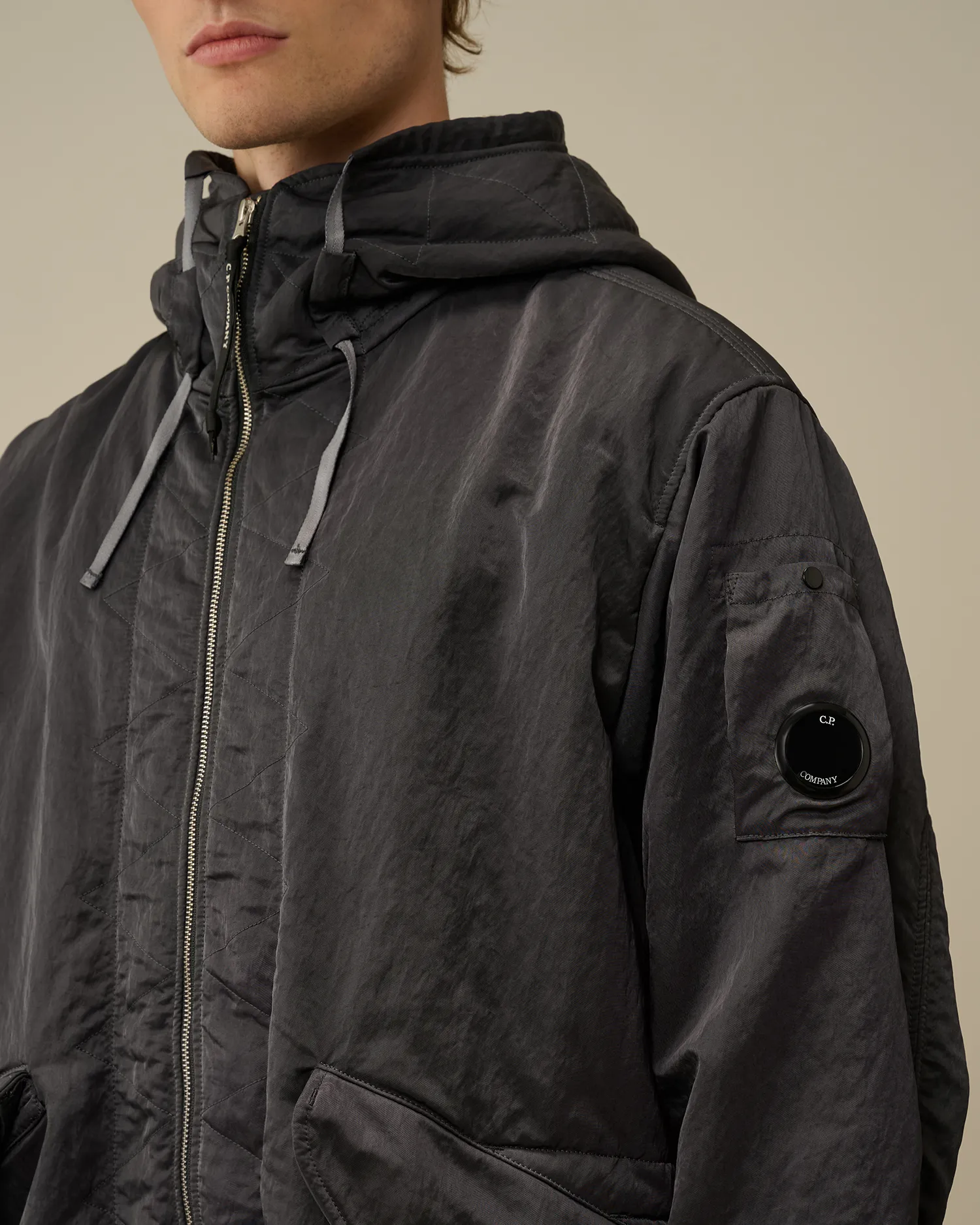 Nylon B Lined Hooded Parka