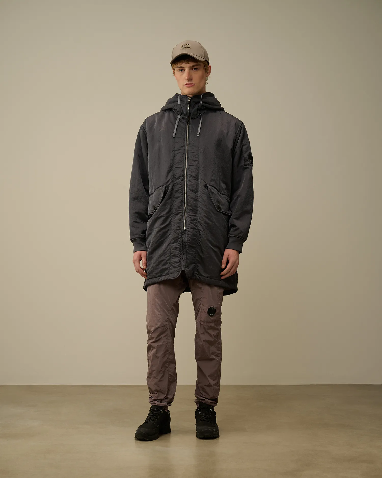 Nylon B Lined Hooded Parka