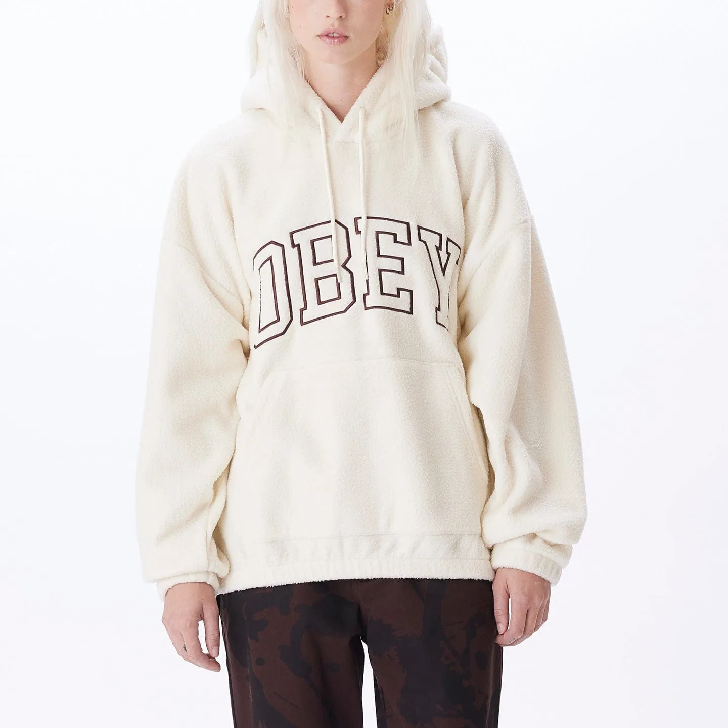 OBEY COLLEGIATE HOOD FLEECE