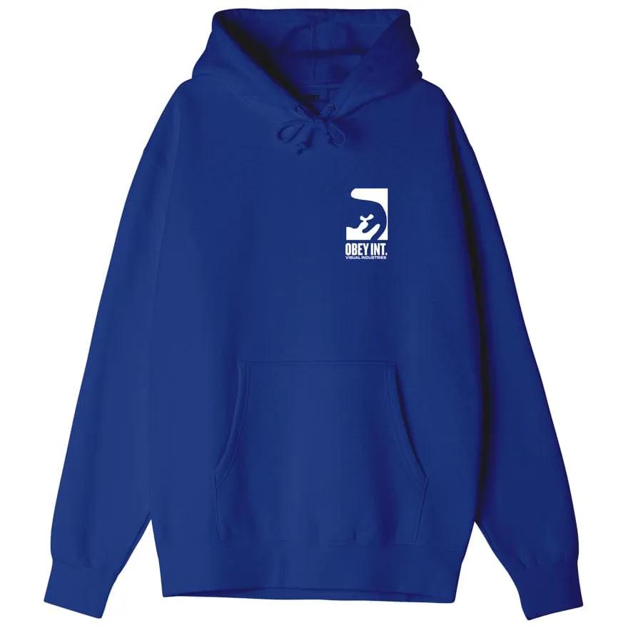 OBEY INT VISUAL INDUSTRIES PREMIUM HOODED FLEECE