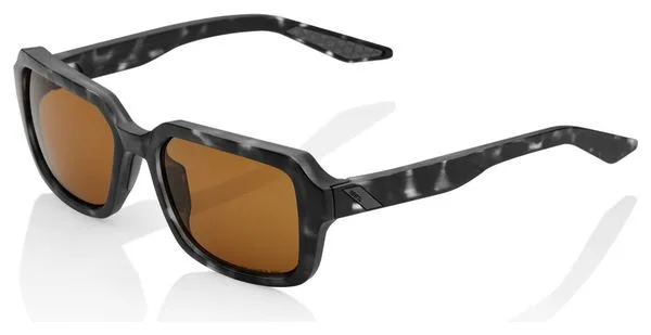Occhiali 100% Rideley Matte Black Havana Bronze Peakpolar Lens
