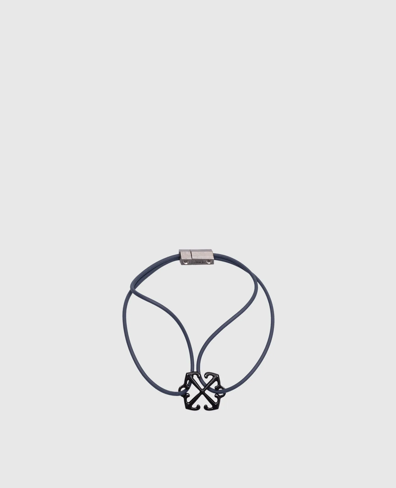 Off-White Bracciale freccia blu OMOA10AF24MET001