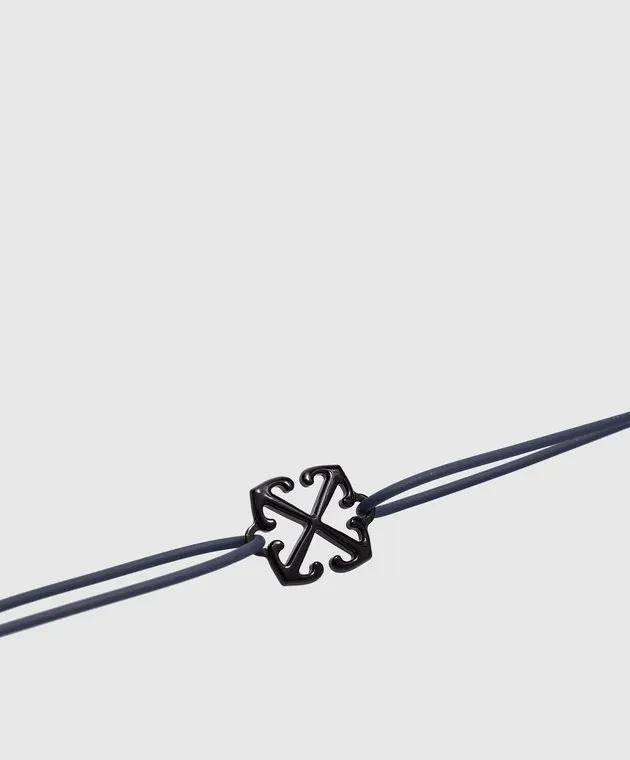 Off-White Bracciale freccia blu OMOA10AF24MET001