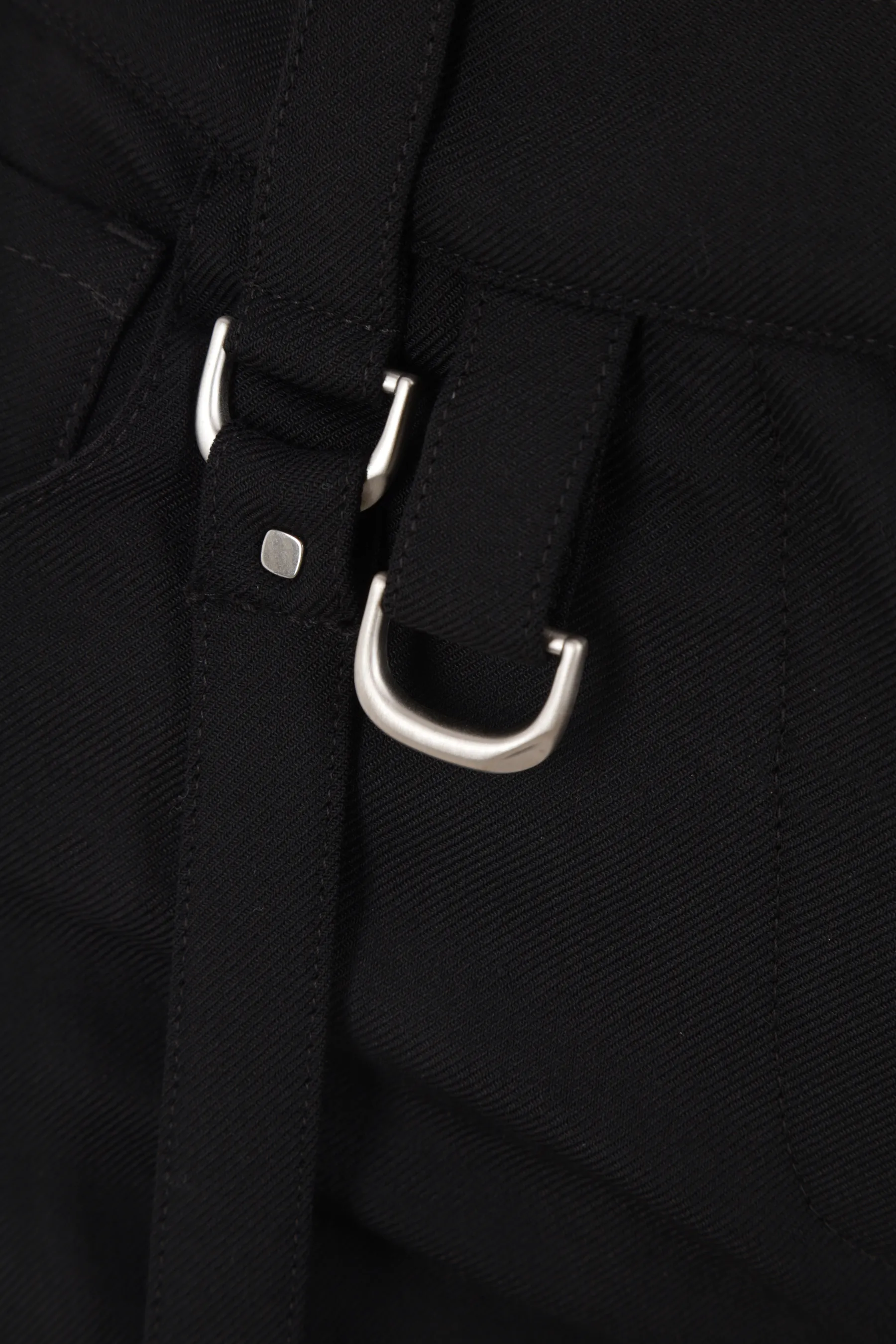  OFF WHITE pantalone cargo in misto lana 