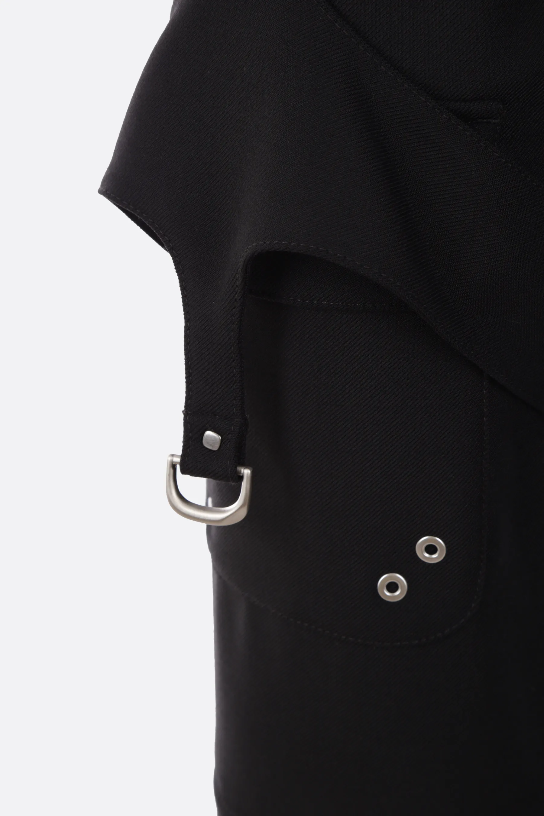  OFF WHITE pantalone cargo in misto lana 