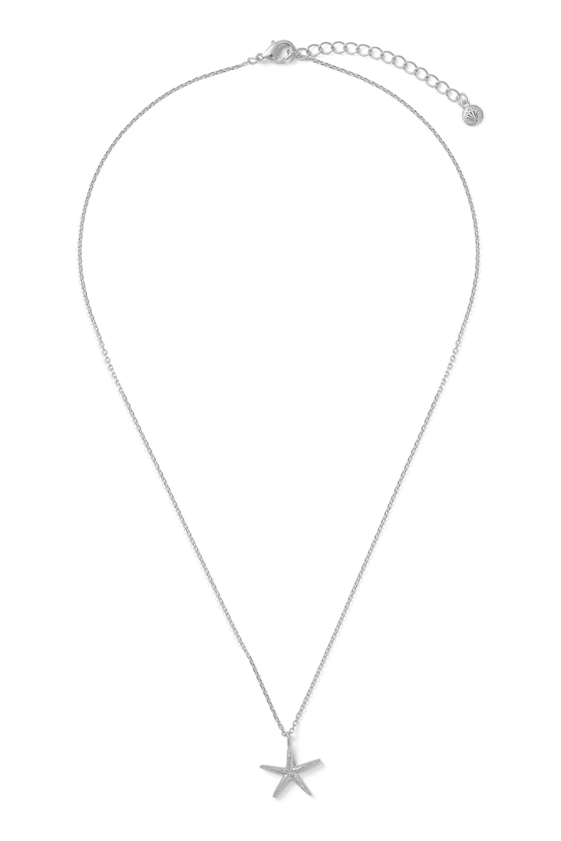 Orelia London Argento placcato - Collana con ciondolo a stella marina