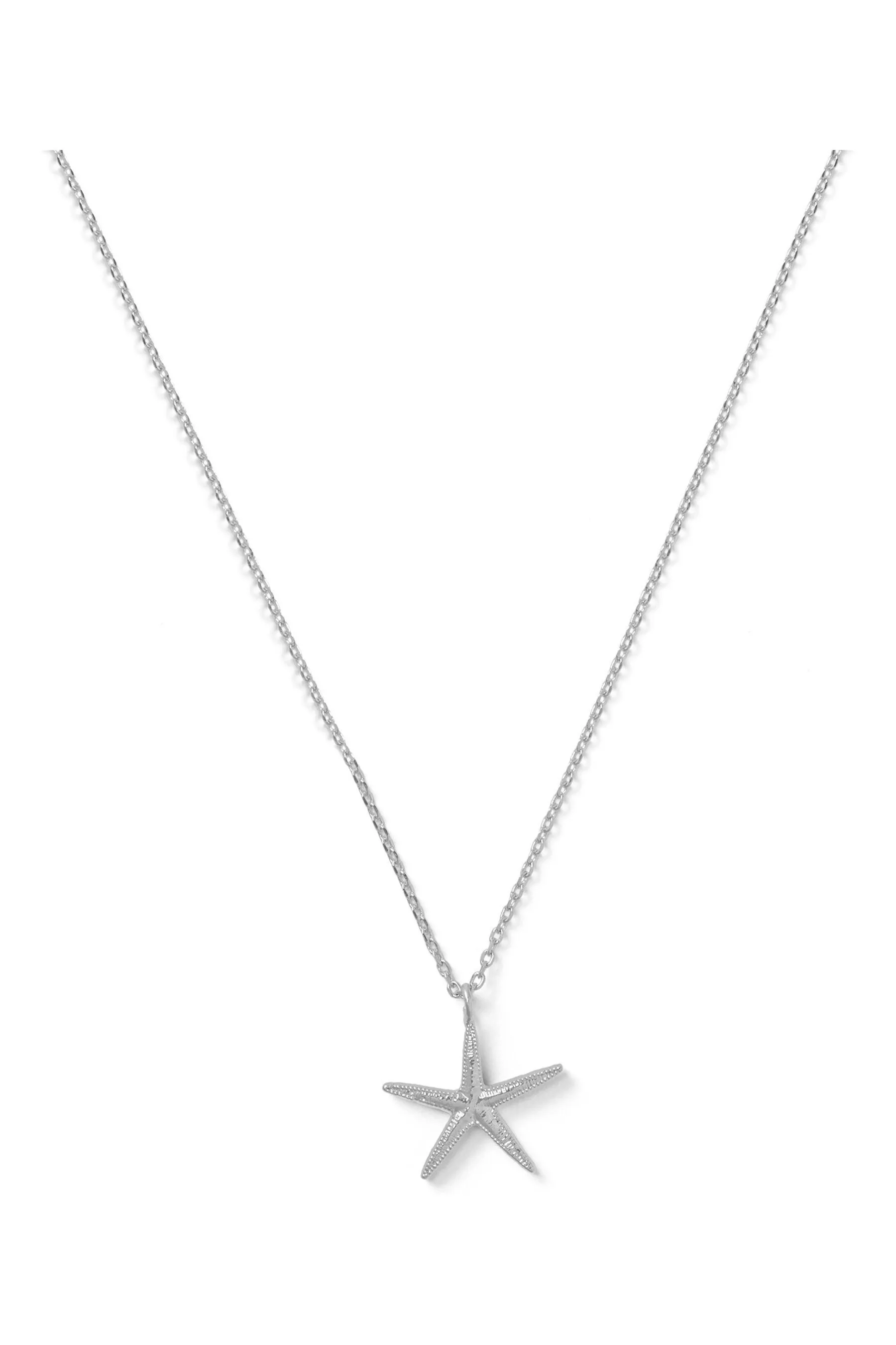 Orelia London Argento placcato - Collana con ciondolo a stella marina