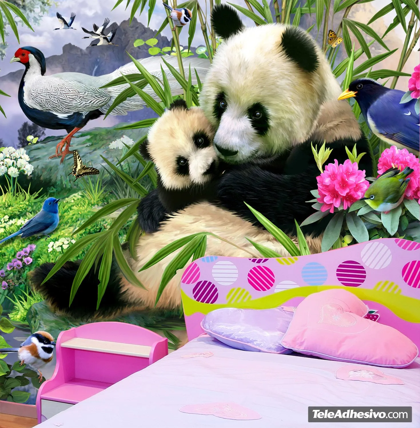 Orso panda - FOTOMURALI