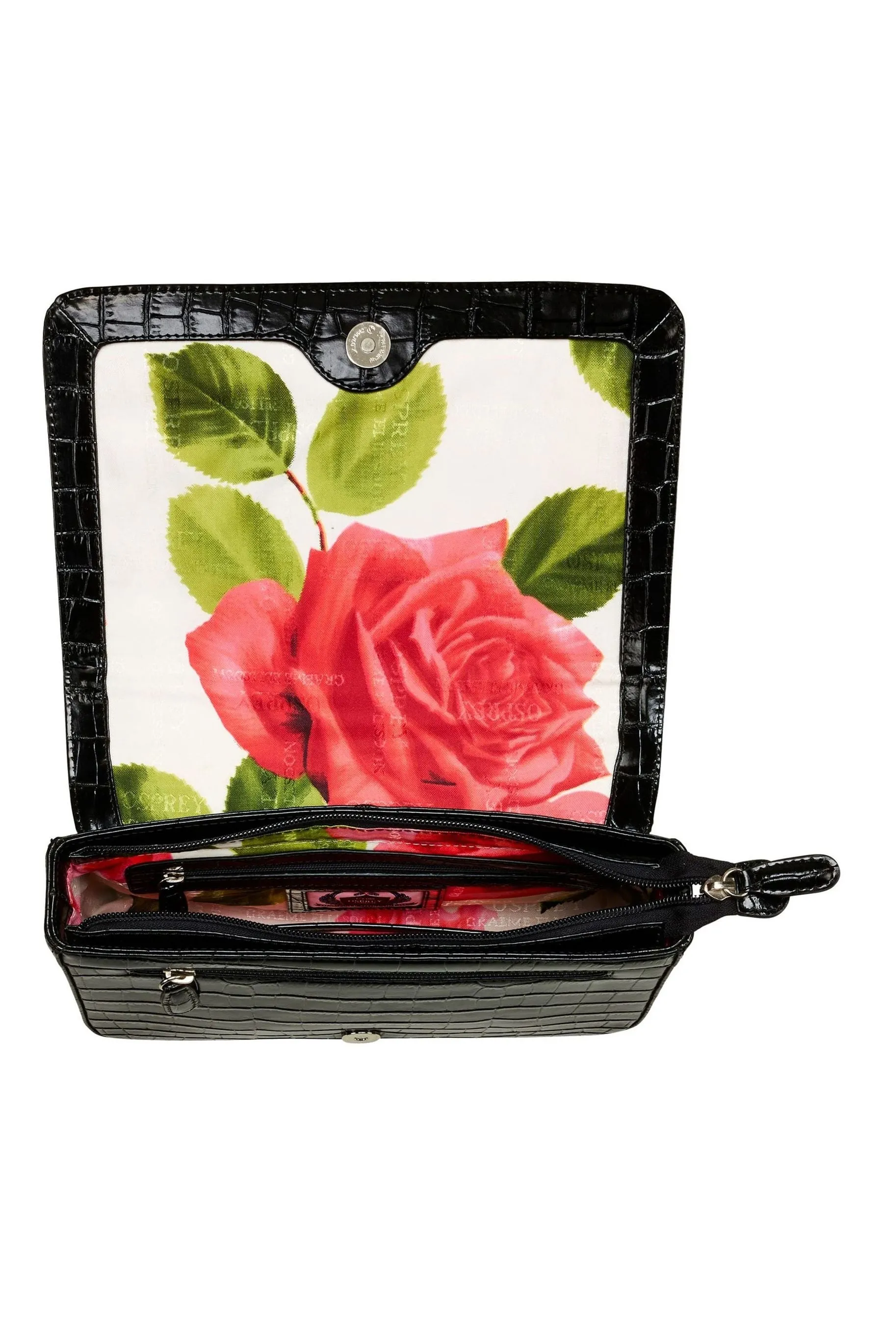 OSPREY LONDON - Eloise - Borsa a tracolla in pelle double-face
