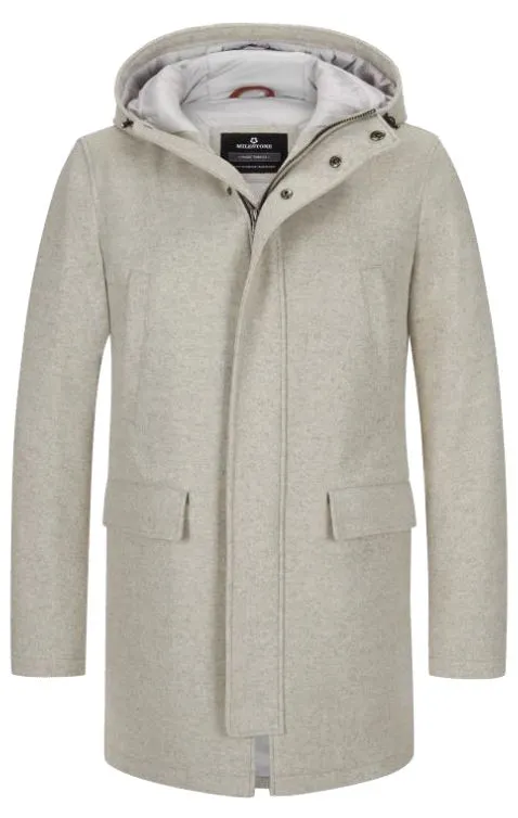 Padded parka coat milestone