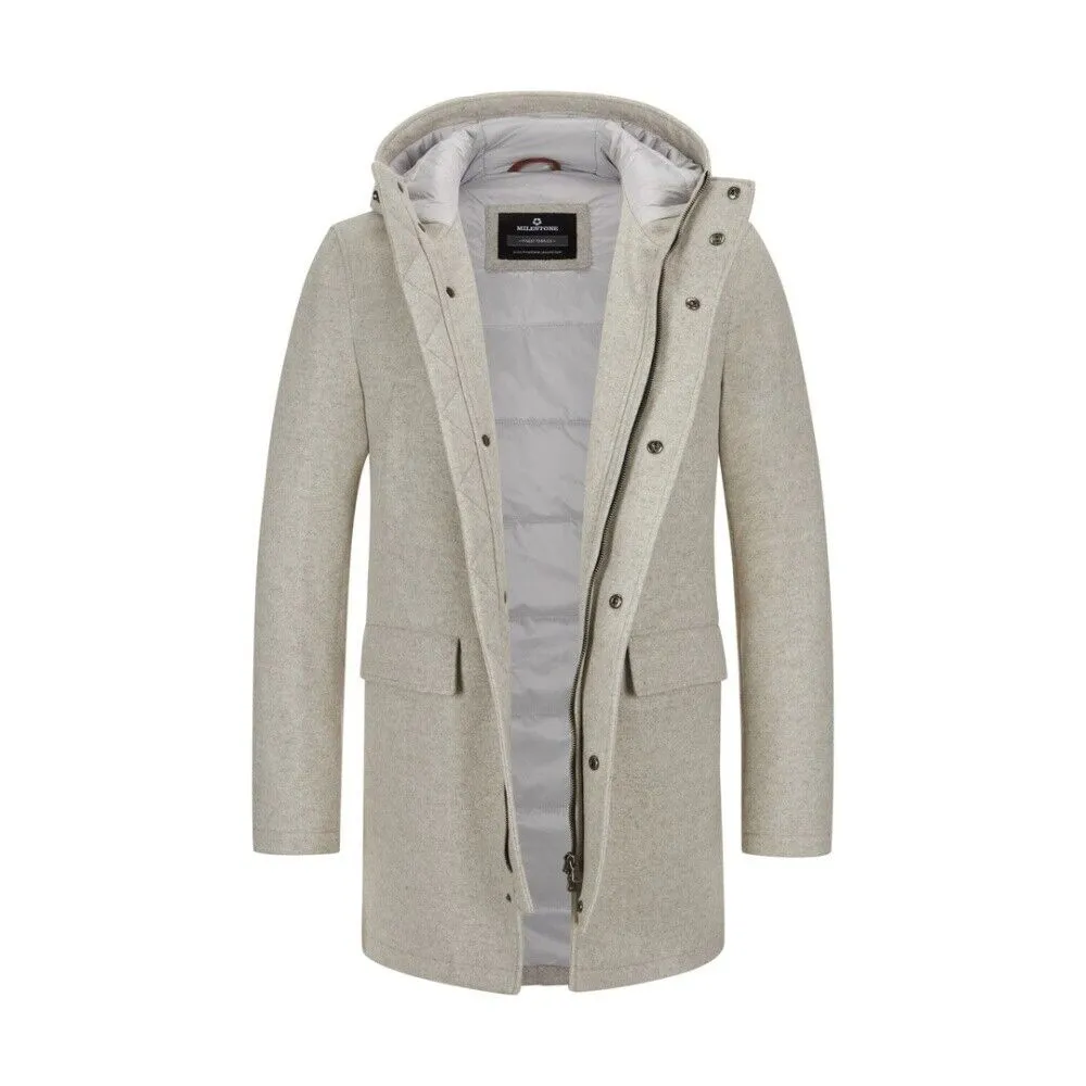 Padded parka coat milestone