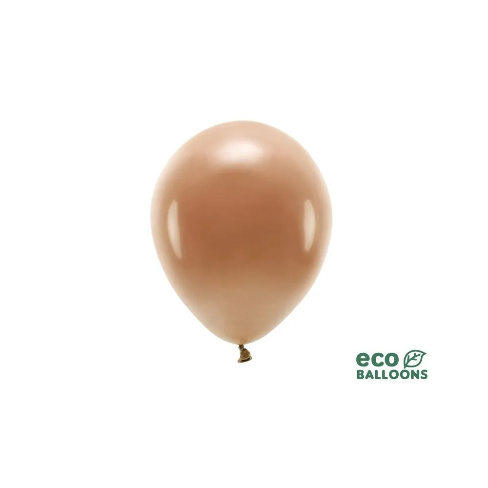 Palloncini Lattice Ecologici Marrone cioccolato per Feste ed Eventicf da 10 pezzi