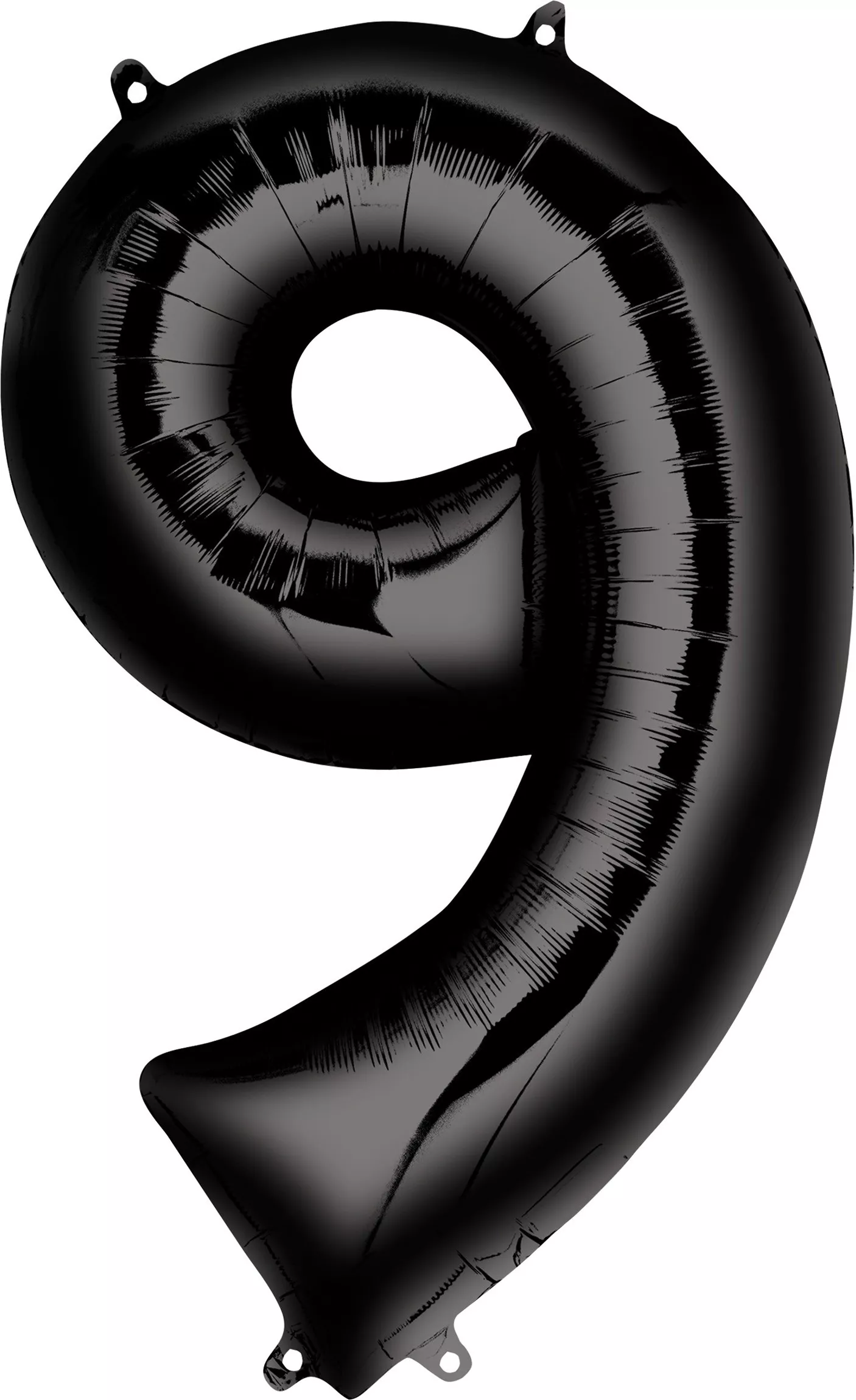 Palloncino foil numeri 9 nero 86cm