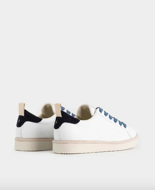 PANCHIC Uomo Sneakers P01 Bianco Blu Tunnel Denim