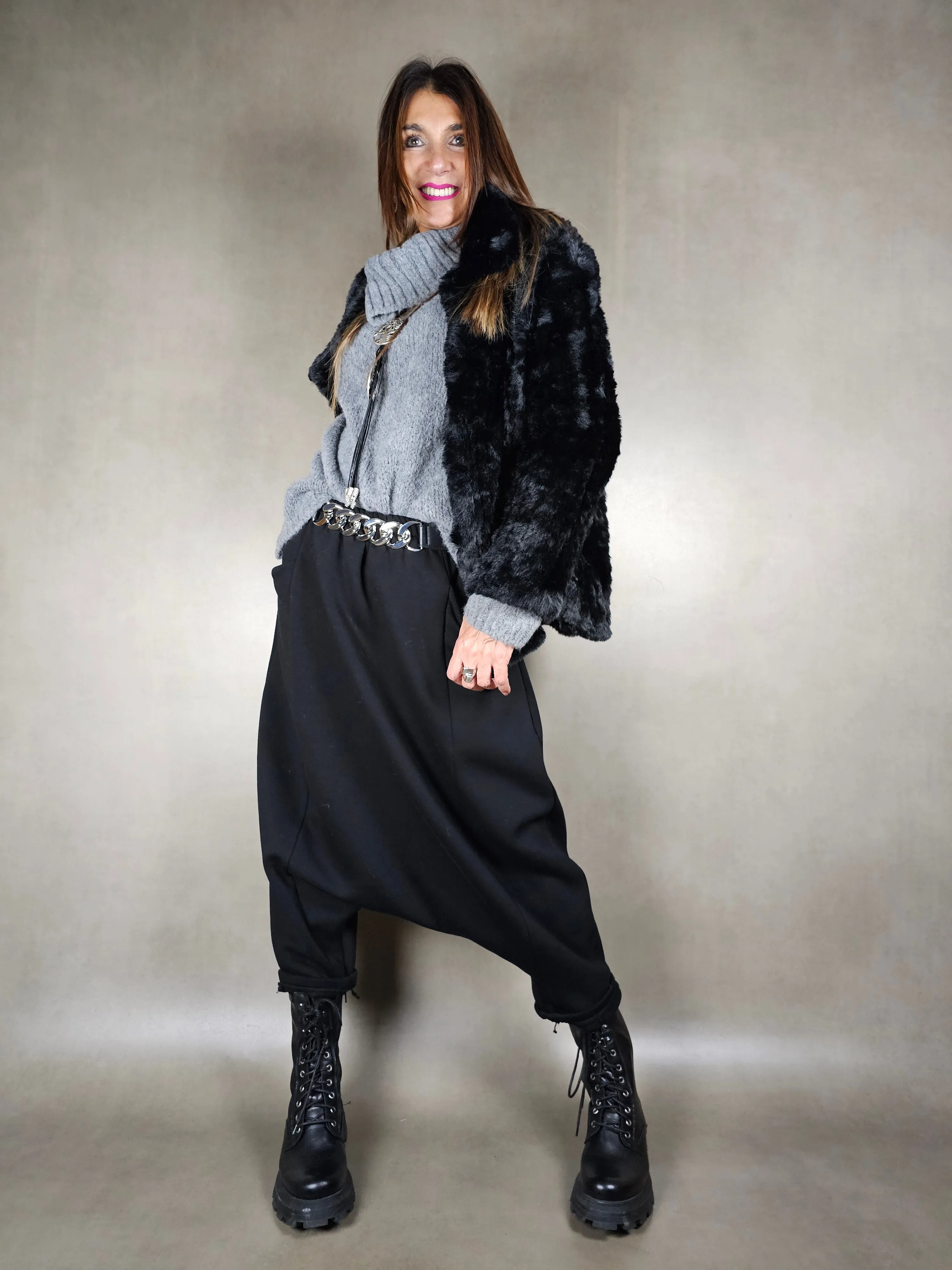 pant neoprene cavallo basso 100co