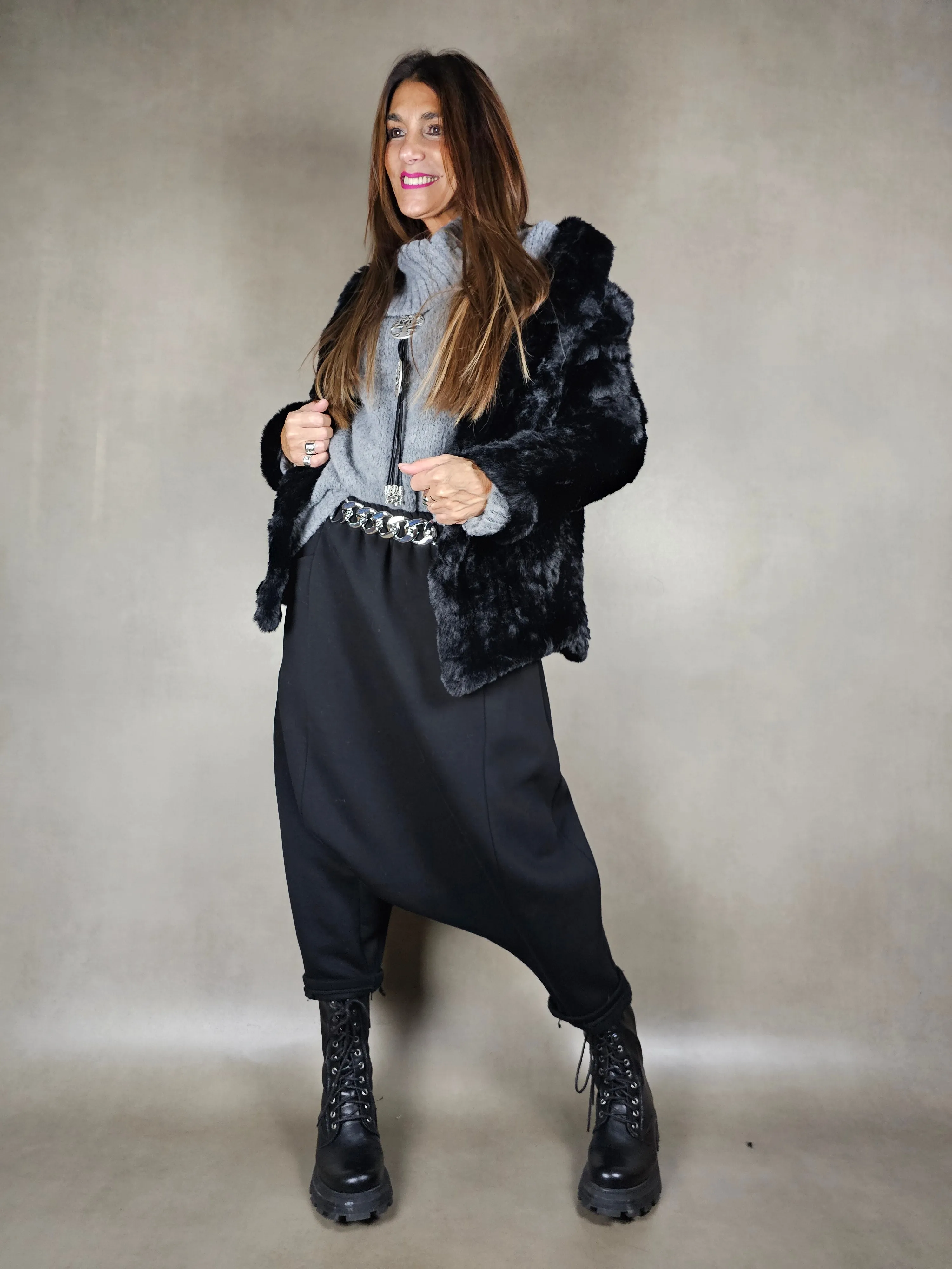 pant neoprene cavallo basso 100co