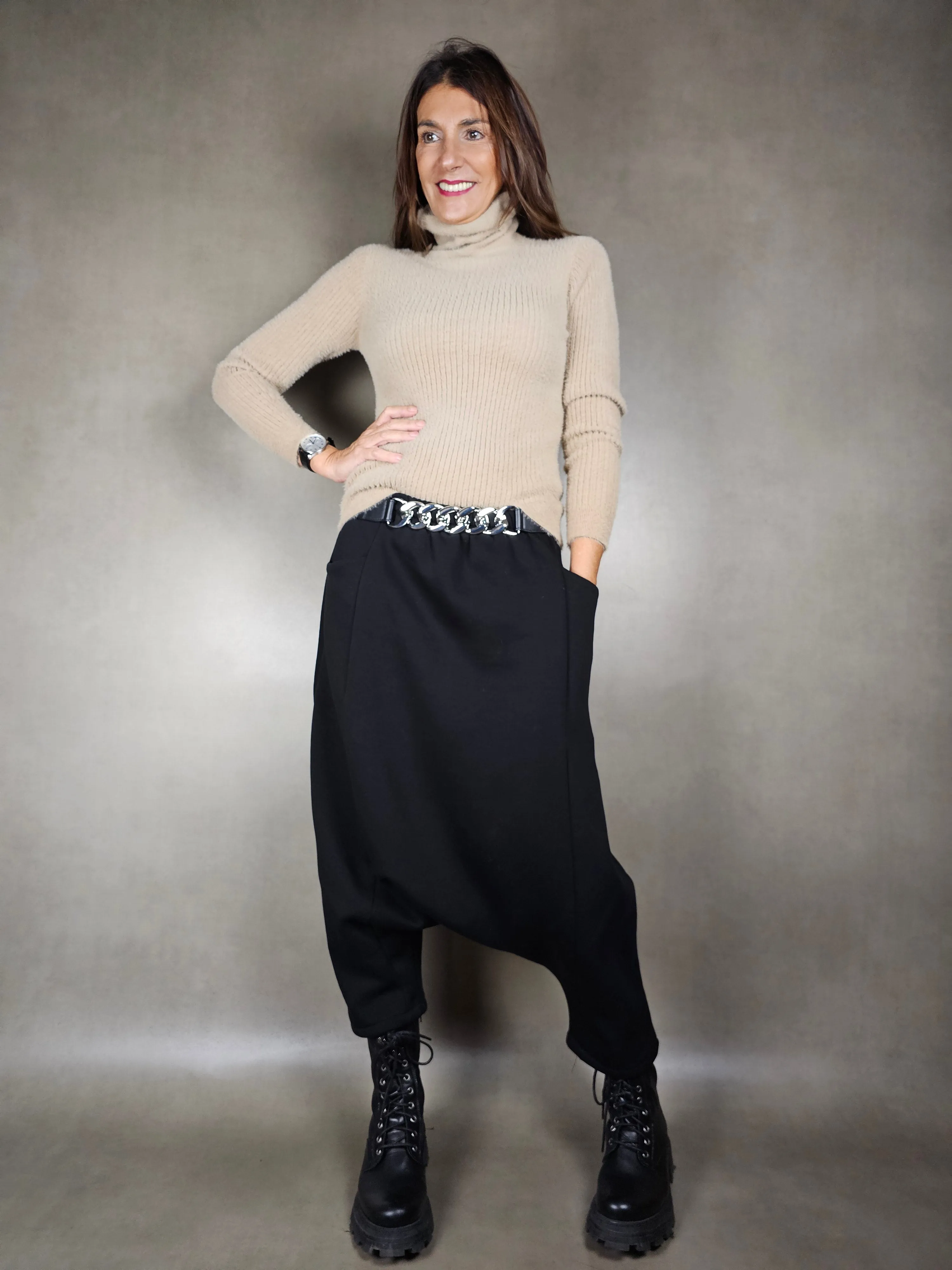 pant neoprene cavallo basso 100co