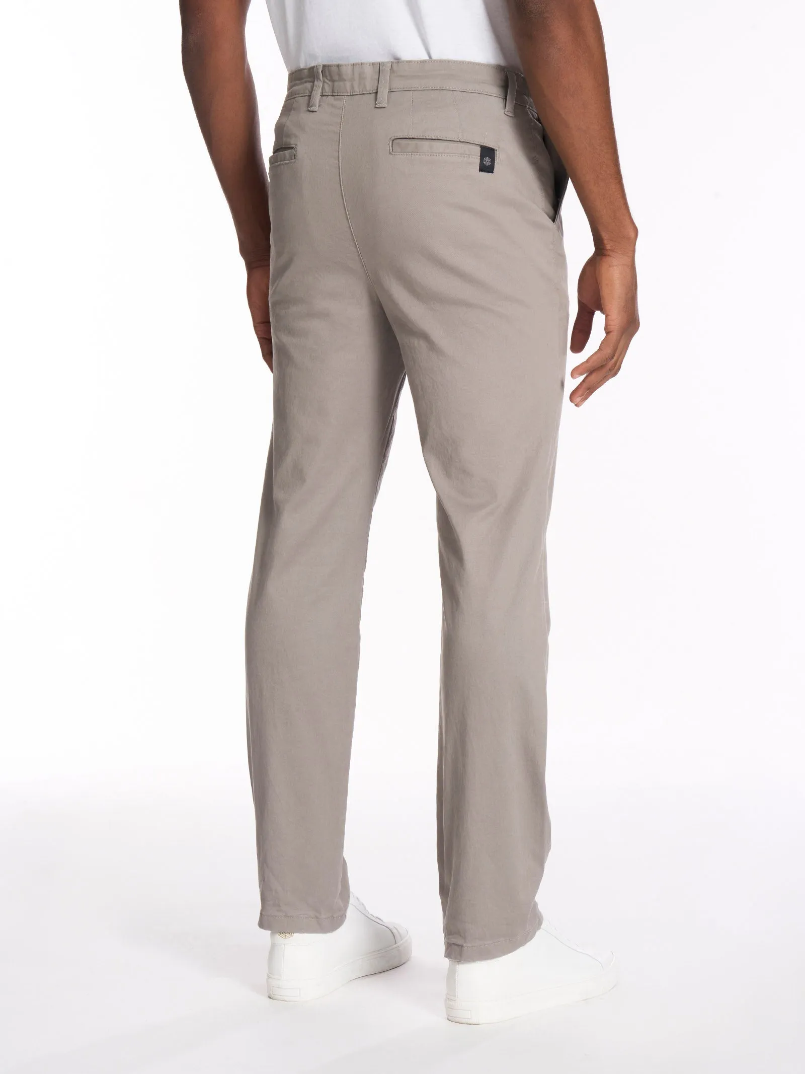 Pantalone chino in Twill di cotone elasticizzato - Glace'