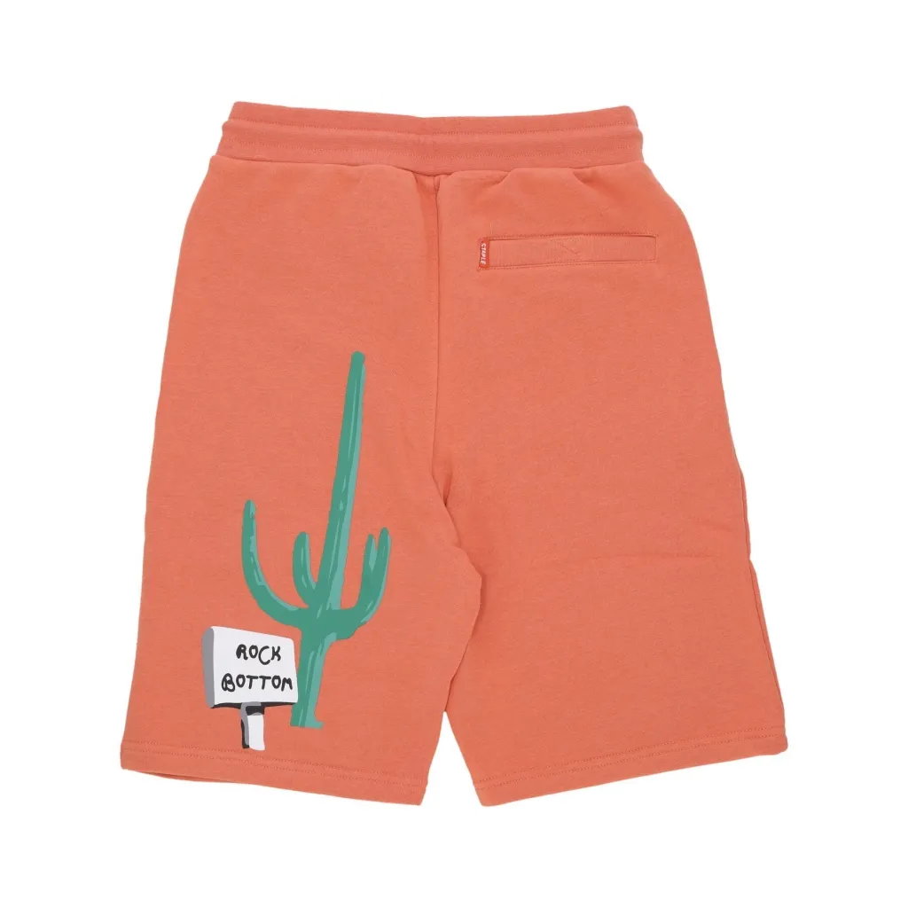 pantalone corto tuta uomo acme corp sweatshort TERRA COTTA