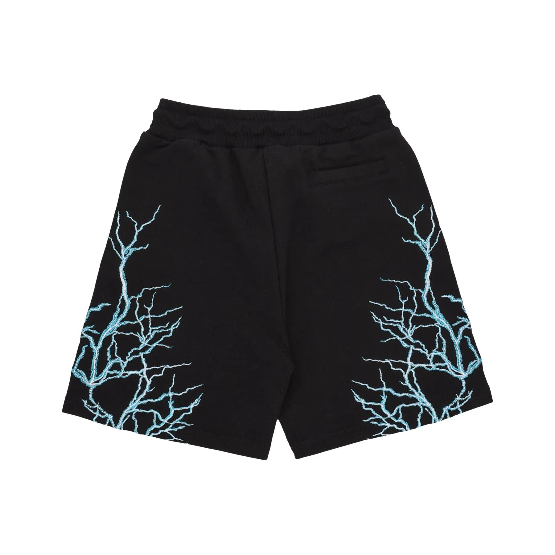 Pantalone Corto Tuta Uomo Lightning Shorts Black/lightblue