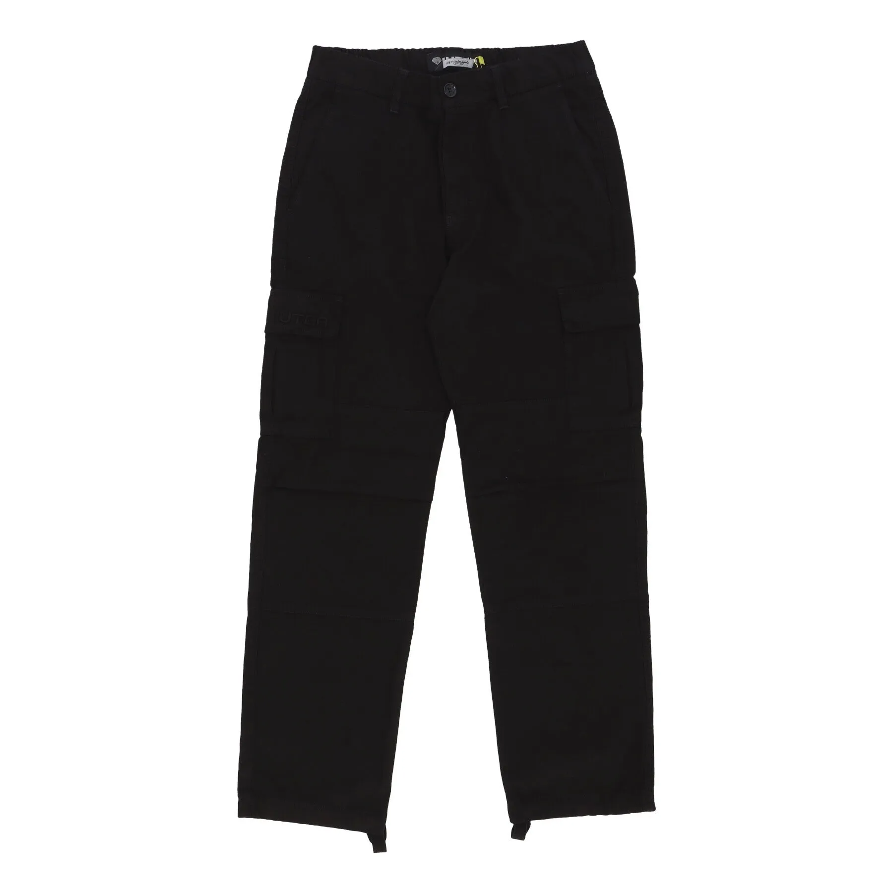 Pantalone Lungo Uomo Cargo Black