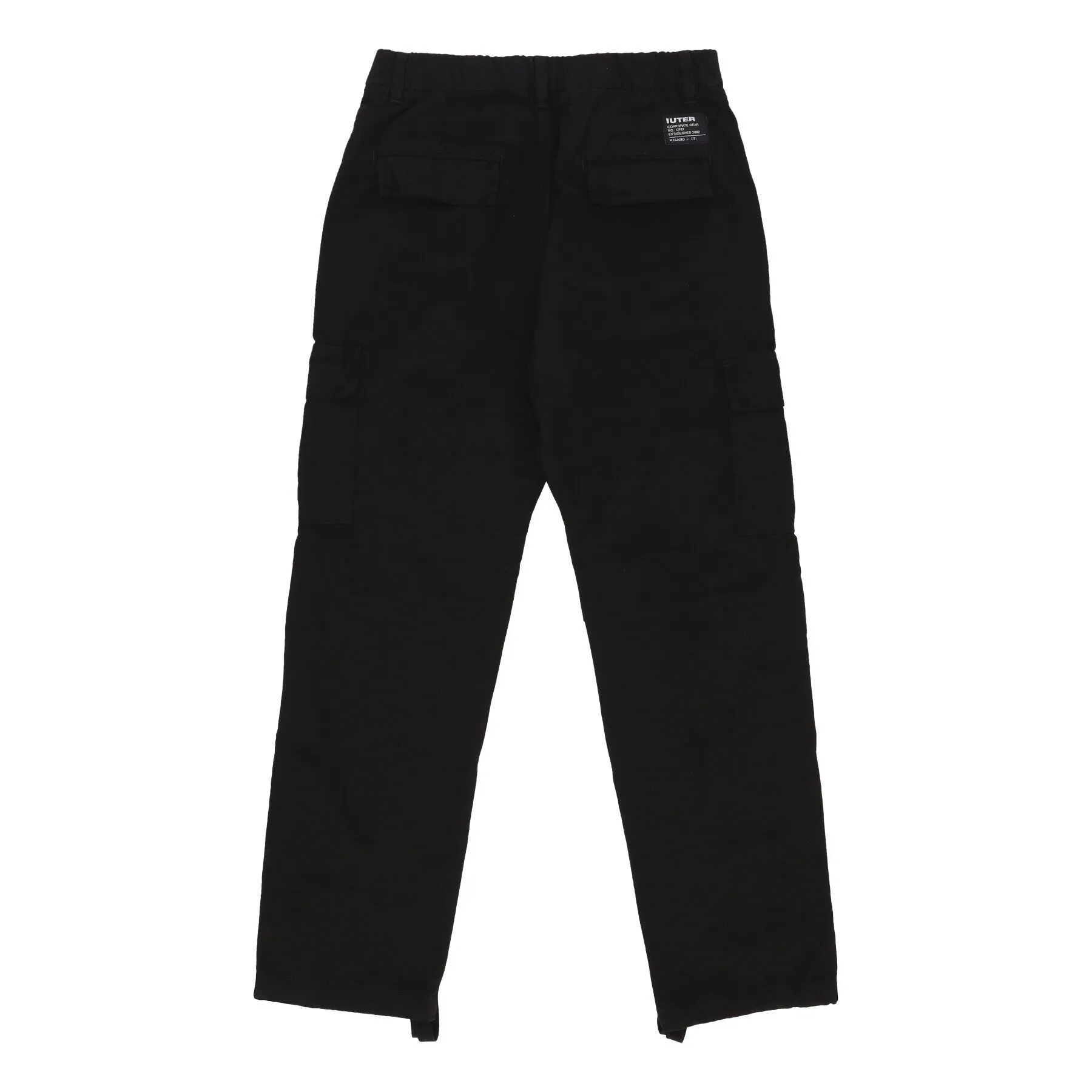 Pantalone Lungo Uomo Cargo Black
