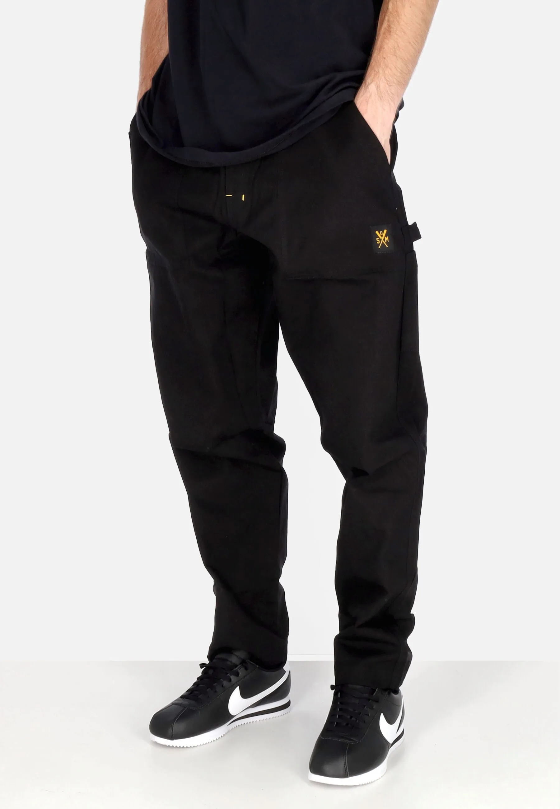 Pantalone Lungo Uomo Worker Pants Black