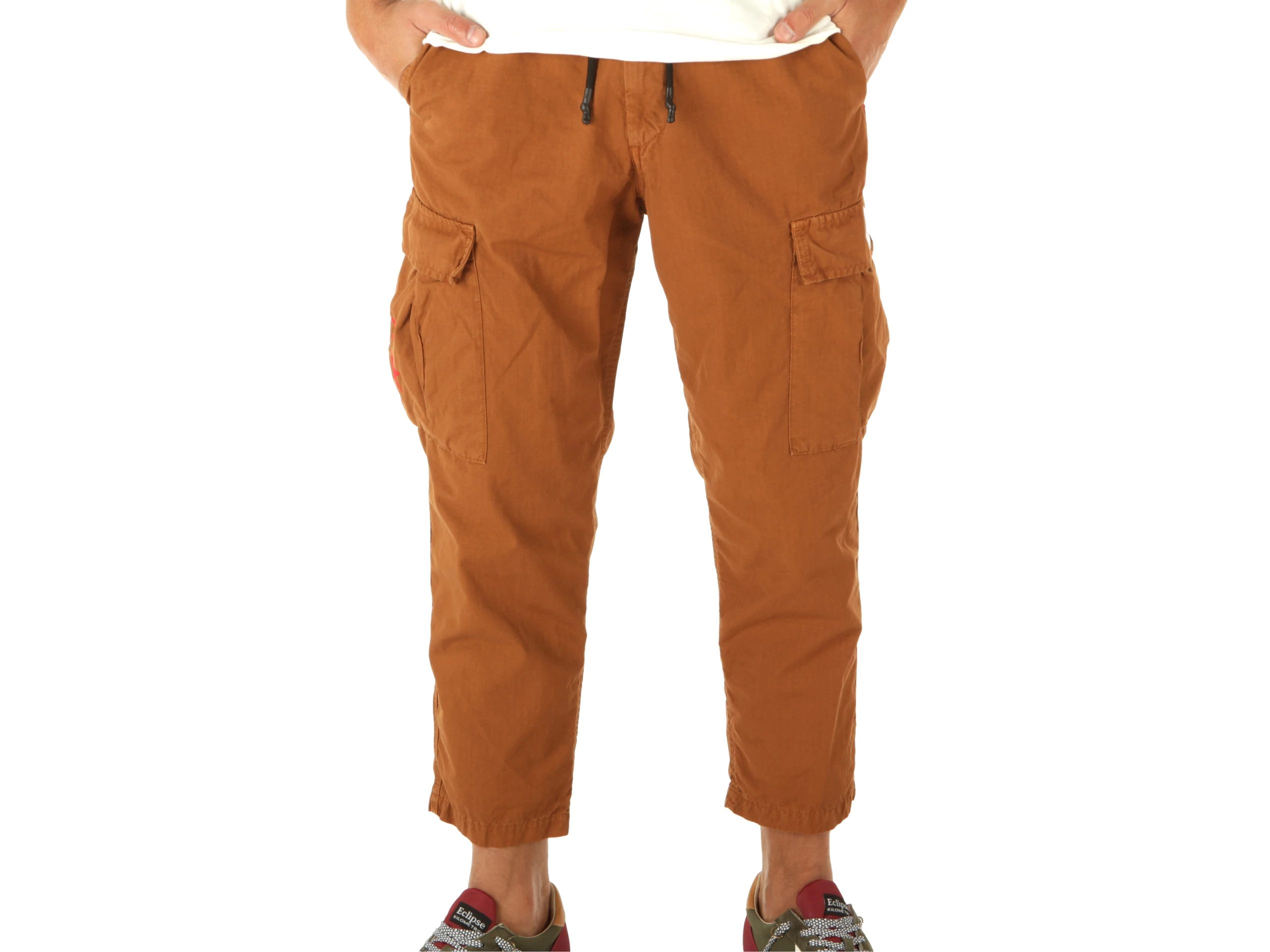 Pantalone Tasconato Coulisse Coccio