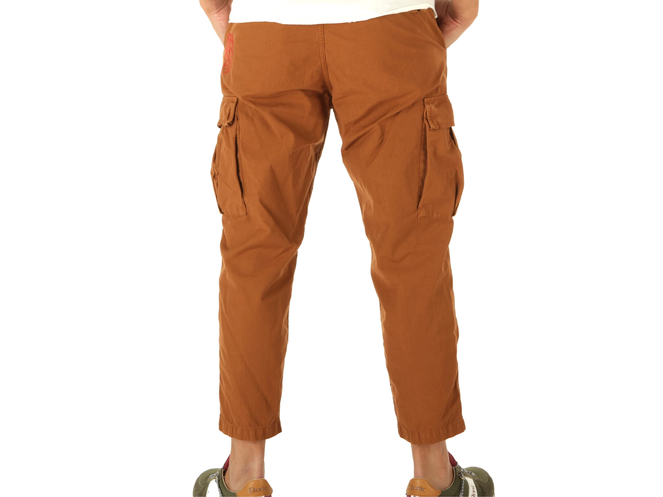 Pantalone Tasconato Coulisse Coccio