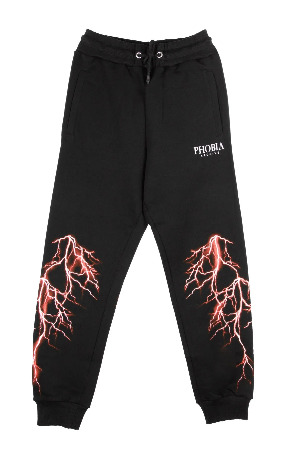 Pantalone Tuta Leggero Uomo Red Lightning Pants Black/red