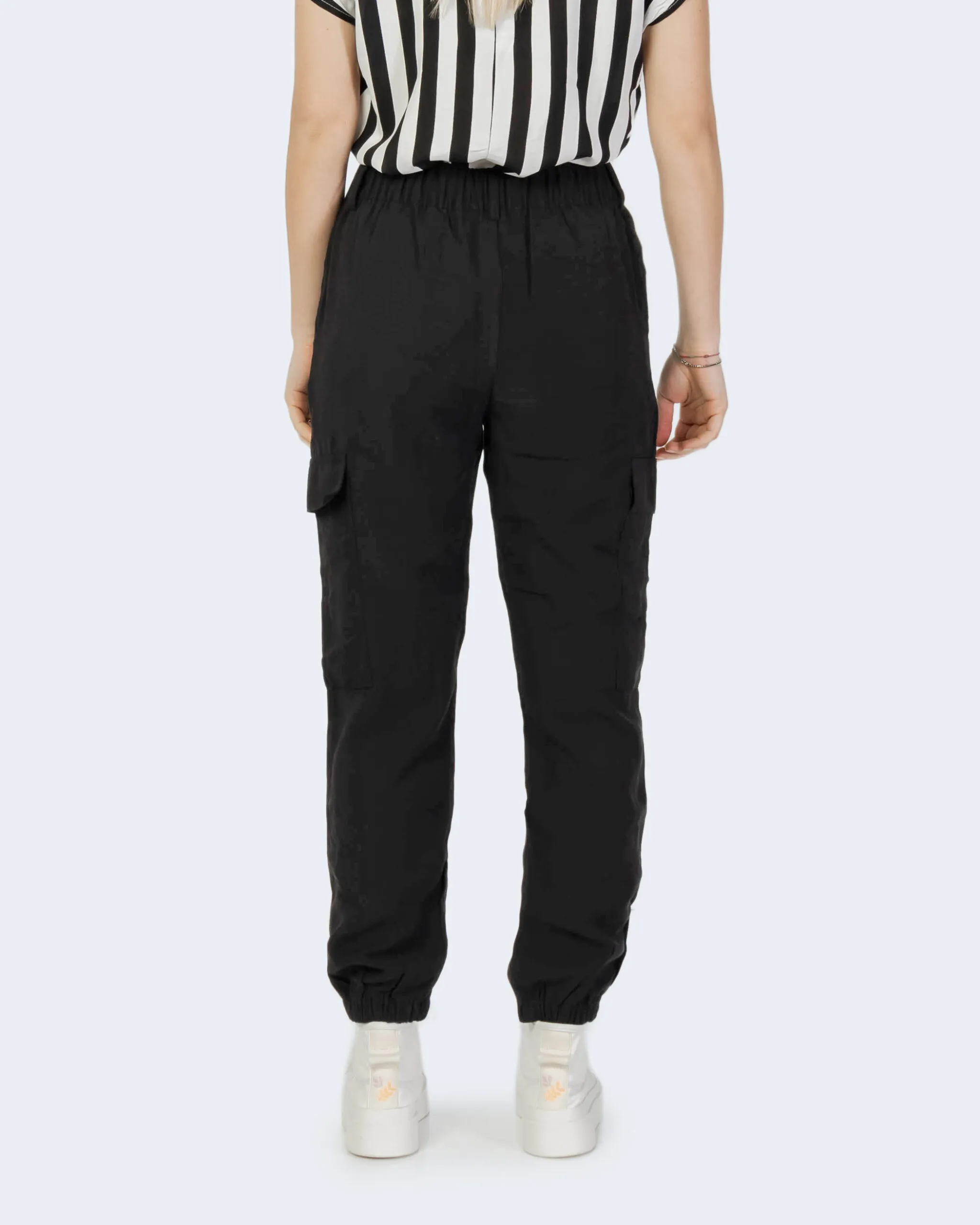Pantaloni Jacqueline de Yong jdyolli mw cargo pant wvn Nero