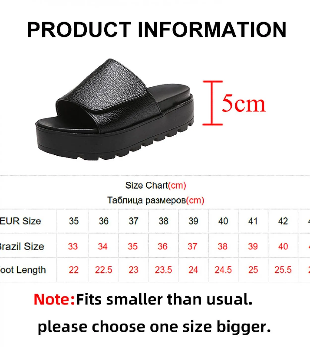 Pantofole in pelle da donna con plateau sandali con plateau neri da donna in pelle sintetica nera