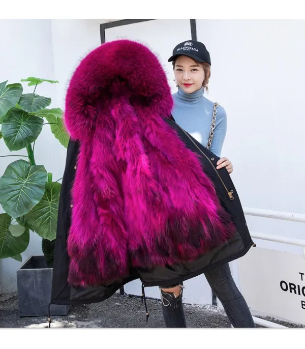 Parka black real