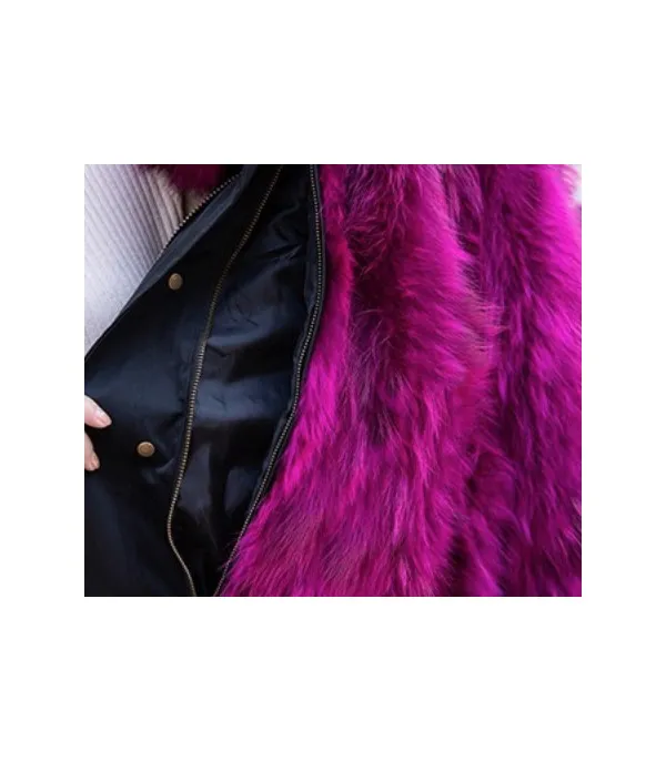 Parka black real