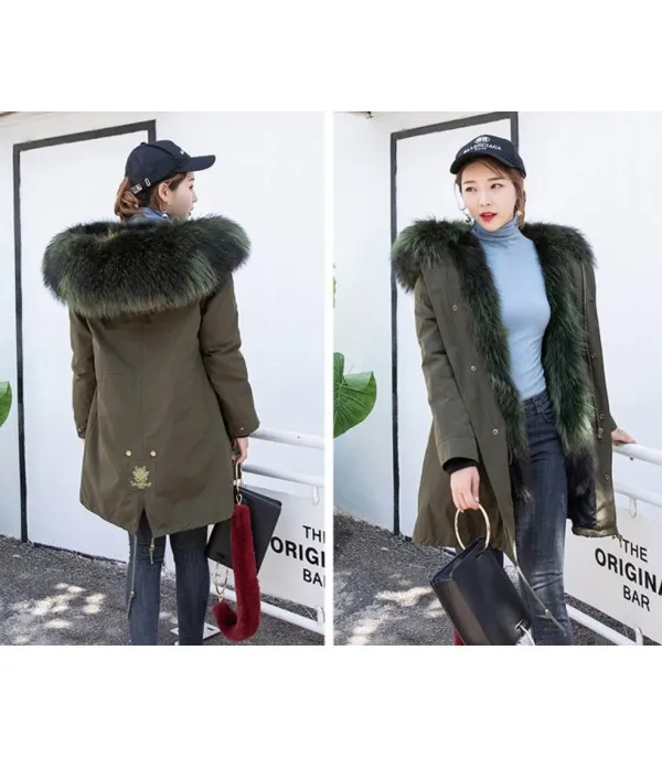 Parka black real