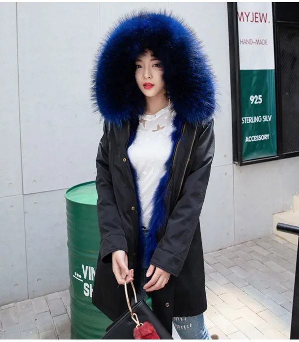 Parka black real
