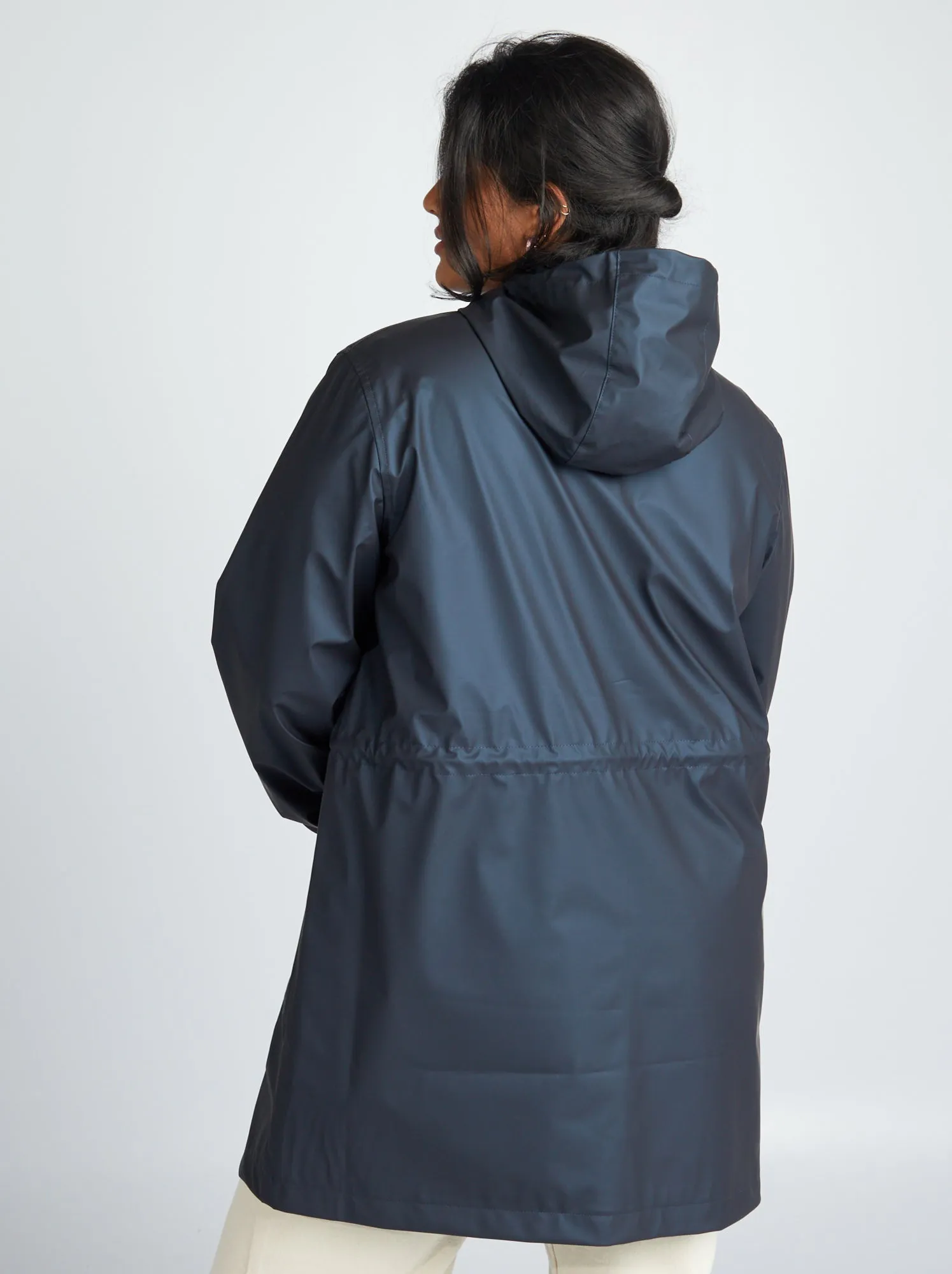 Parka con cappuccio - NERO