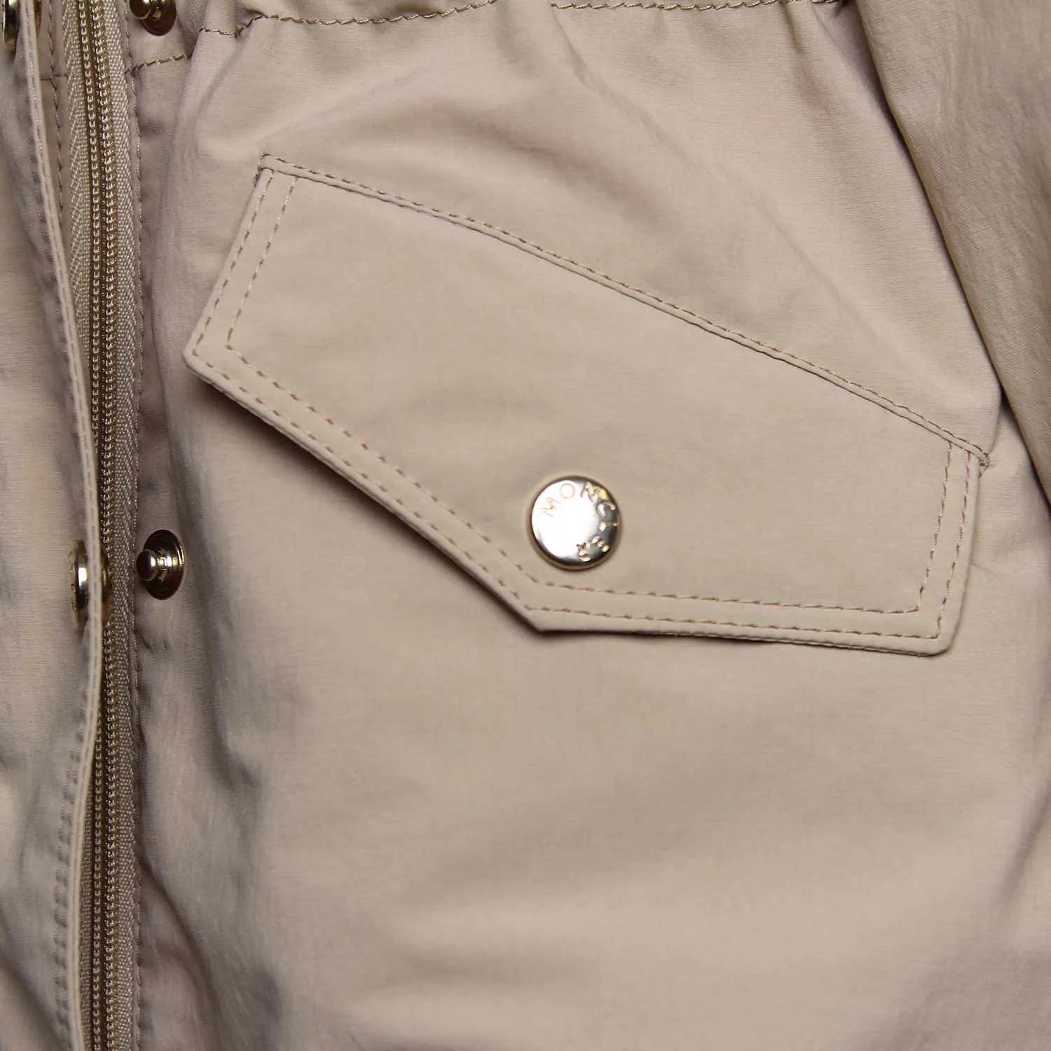 Parka Fleurette Beige Bambina