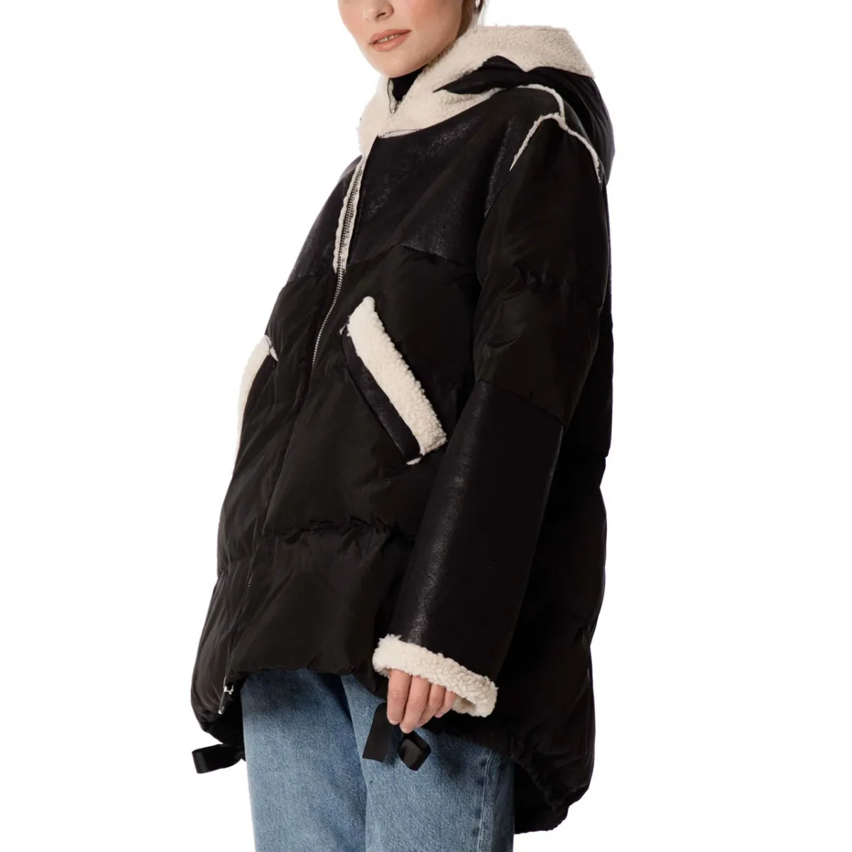 Parka Medio, Nero
