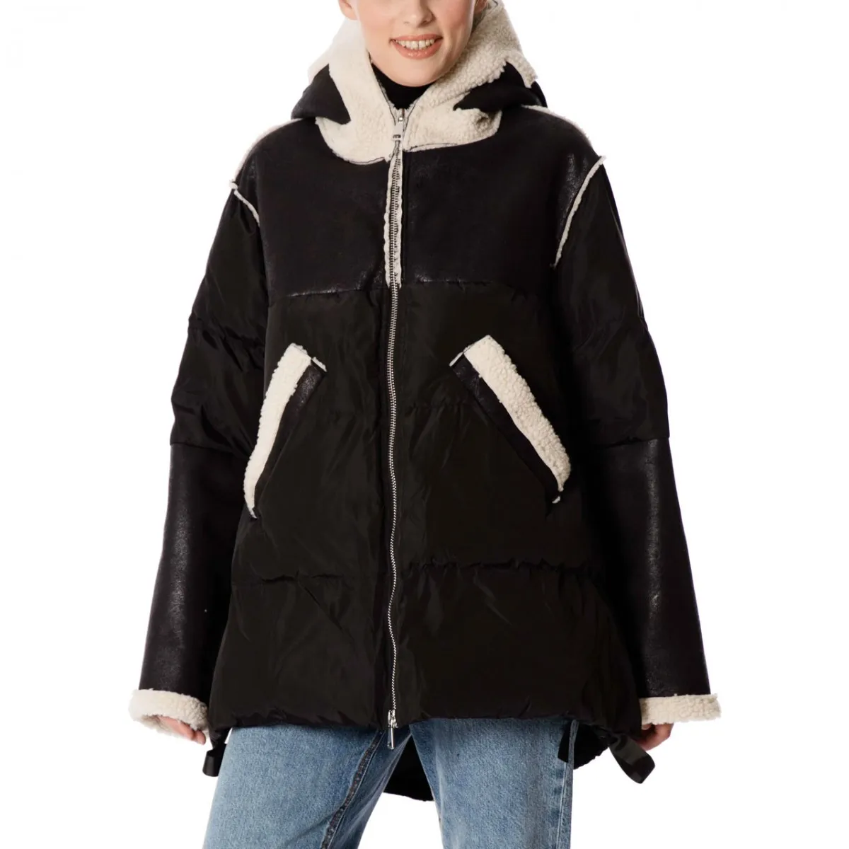 Parka Medio, Nero