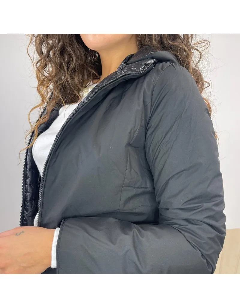 PARKA REVERSIBILE NERO