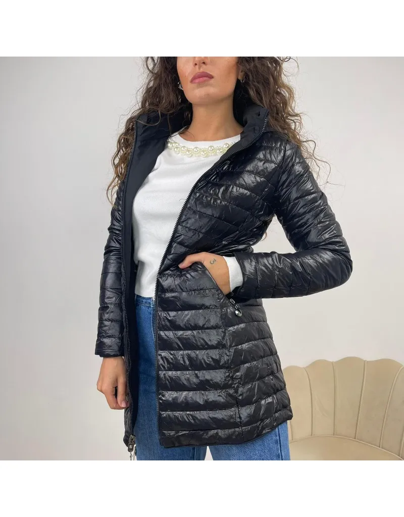 PARKA REVERSIBILE NERO