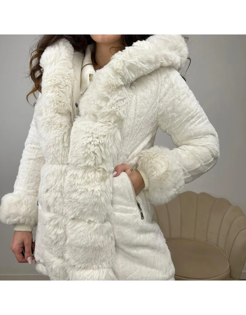PARKA REVERSIBILE PANNA