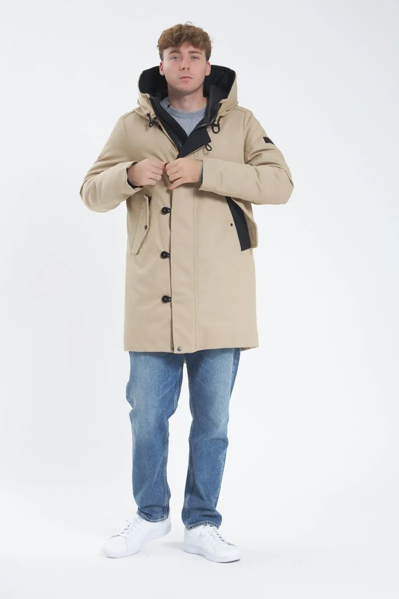 Parka Uomo Beige