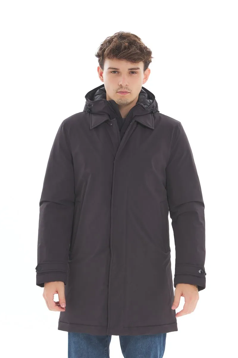 Parka Uomo Nero