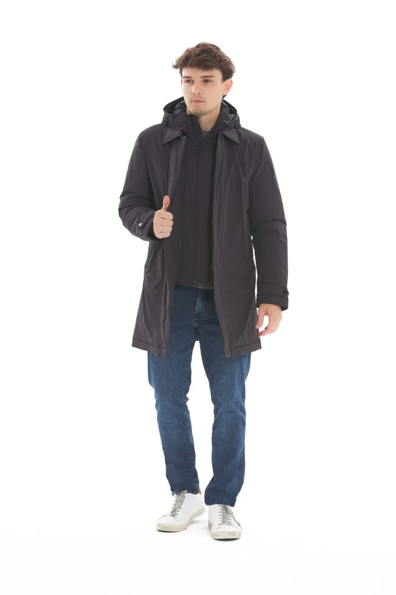 Parka Uomo Nero