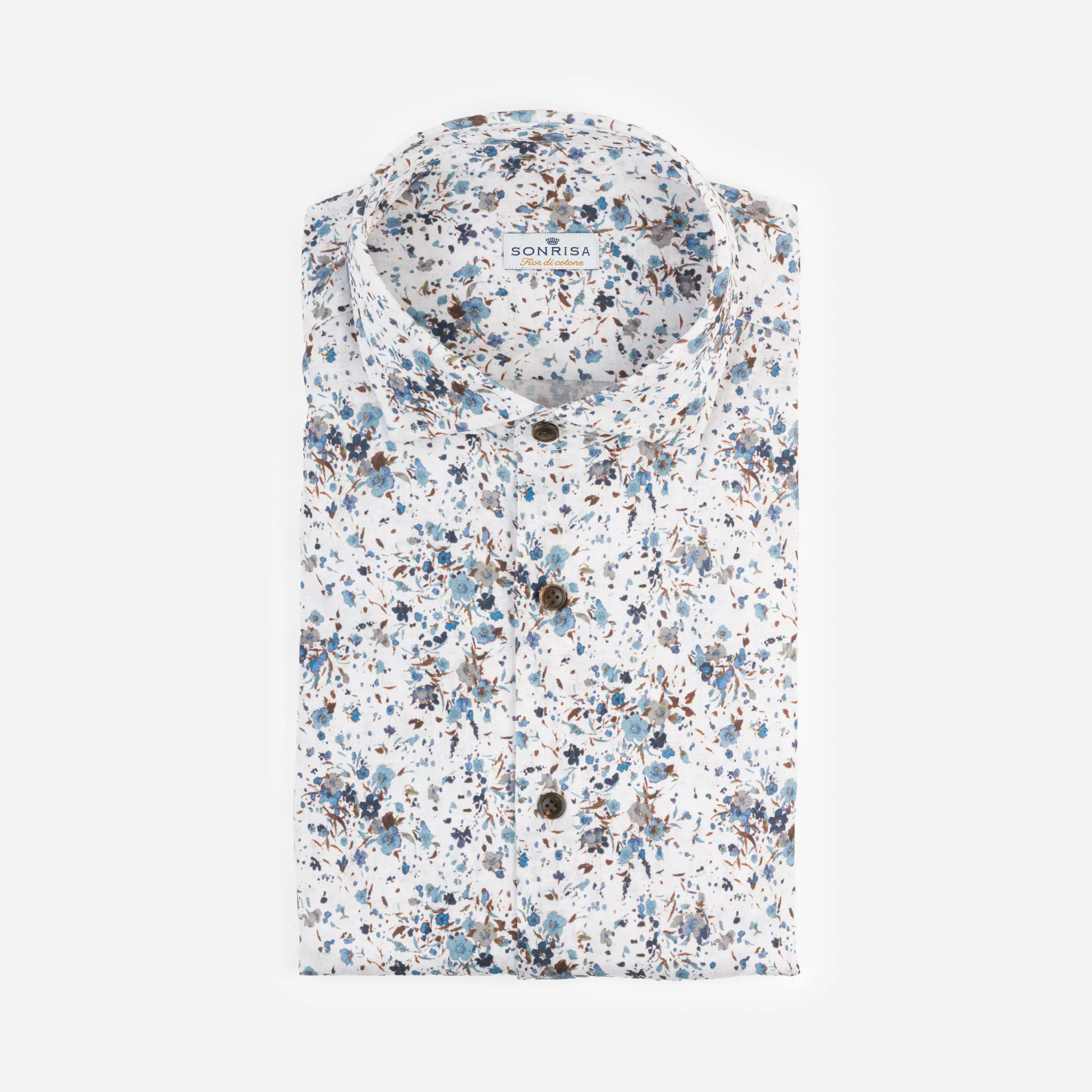 Patterned cotton shirt