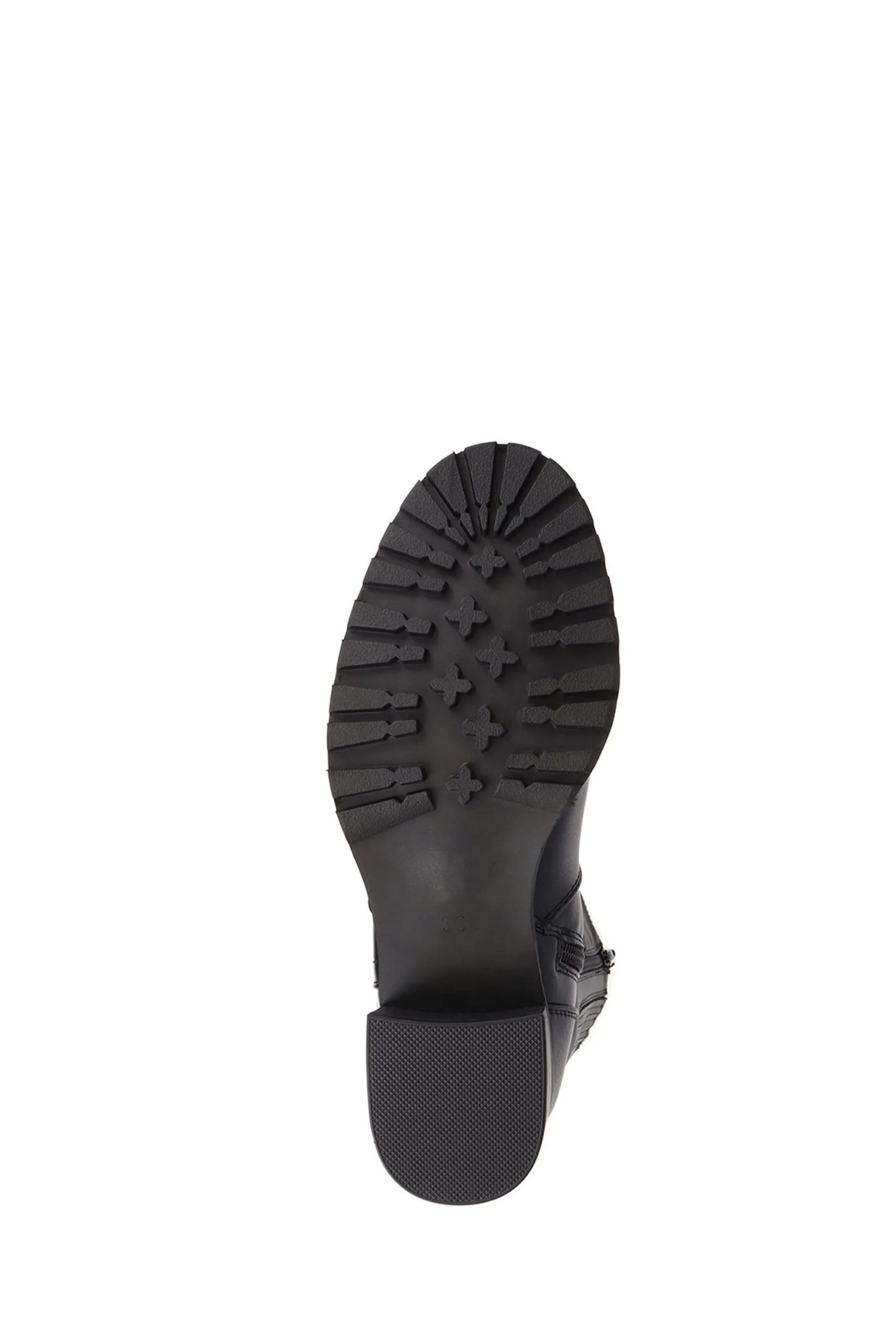 Pavers Nero - Stivali al ginocchio con fibbia